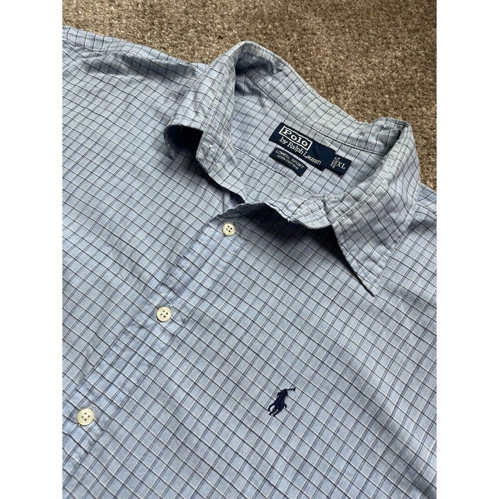 Polo Ralph‎ Lauren Button Up Shirt Men's Extra Large/XL Lowell Sport Check